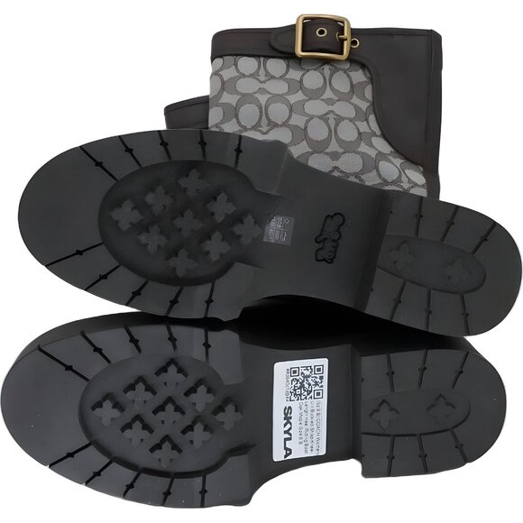 COACH Women's Lilli Knee-High Riding Boots Brown Size 8 B - Picture 6 of 6